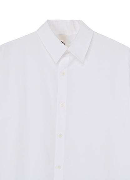 COTTON BROAD CLOTH SPARE COLLAR DOUBLE SHIRT