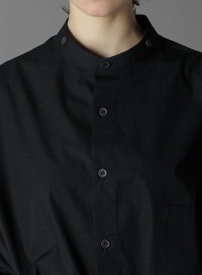 COTTON BROAD CLOTH SPARE COLLAR STANDARD BIG SHIRT