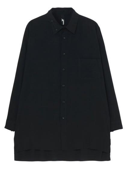 RAYON LAWN SPARE COLLAR STANDARD BIG SHIRT