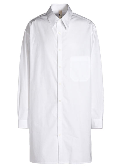 COTTON BROAD CLOTH SPARE COLLAR BIG SHIRT