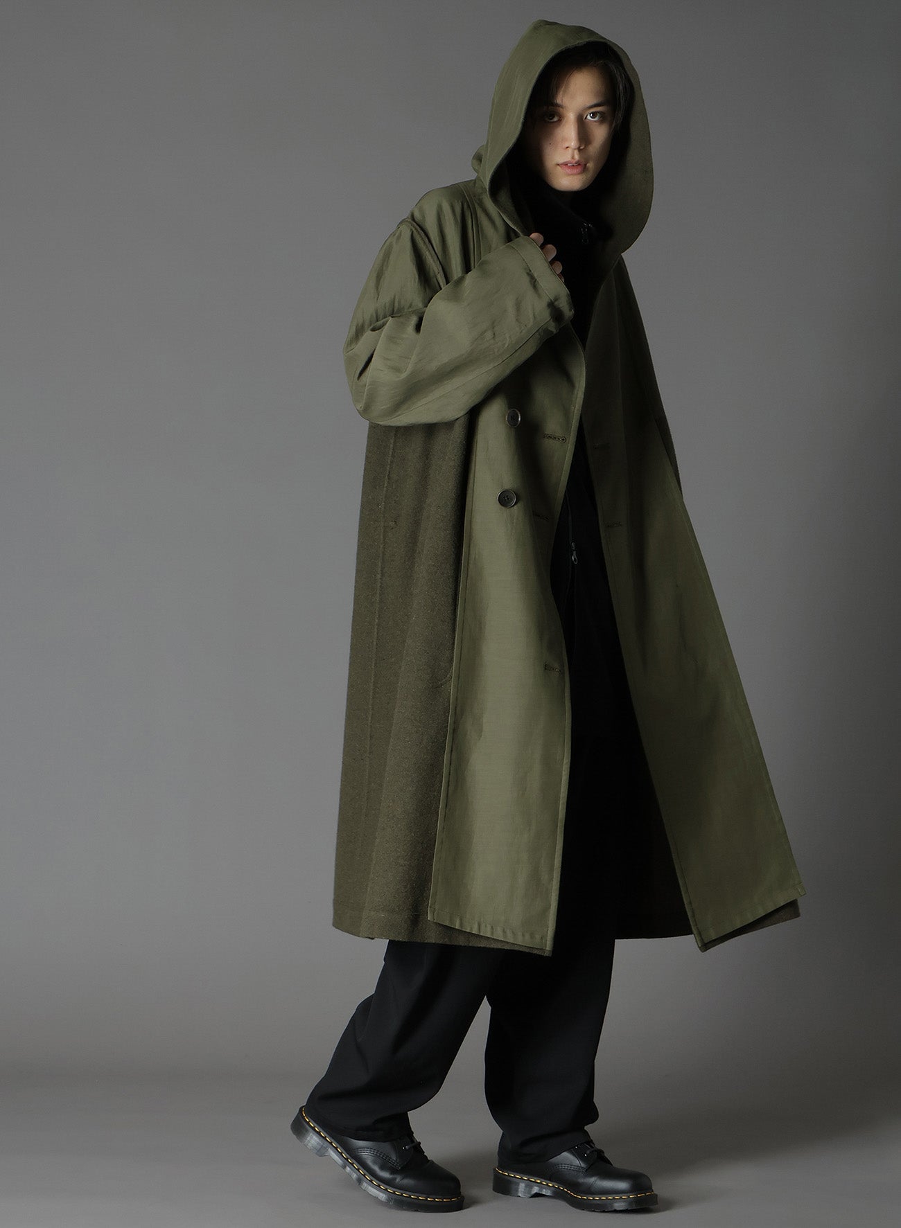 Reversible top Hooded Coat