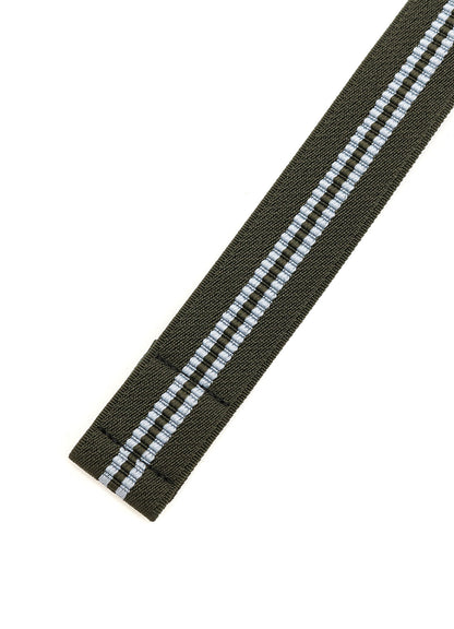 STRIPED RUBBER JACQUARD STRETCH BELT