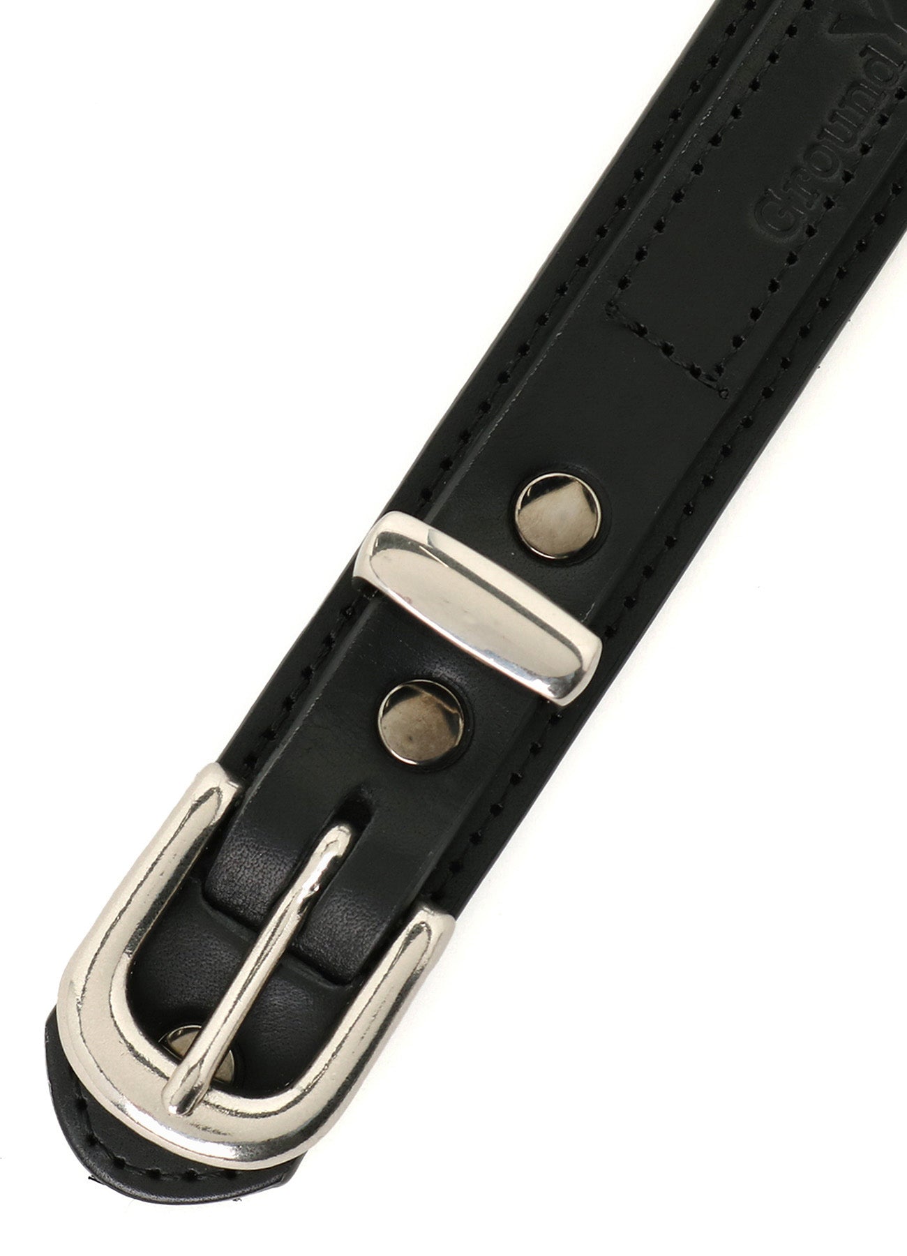 COW LEATHER 3-PIECE BUCKLE BELT