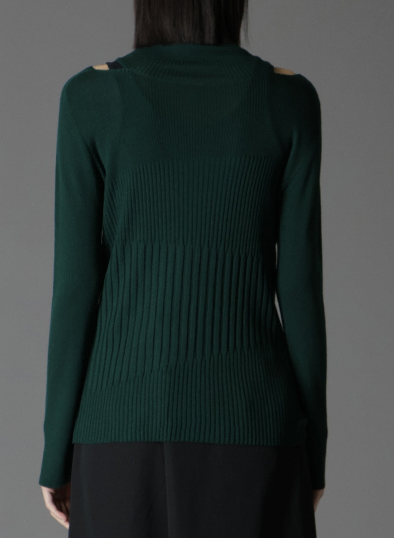 MERINO WOOL DESIGN TURTLENECK KNIT