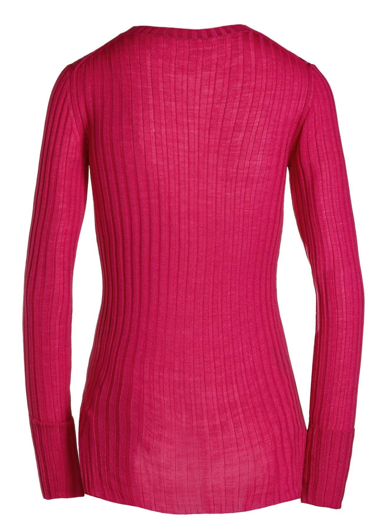 MERINO WOOL RIB CREW NECK KNITWEAR