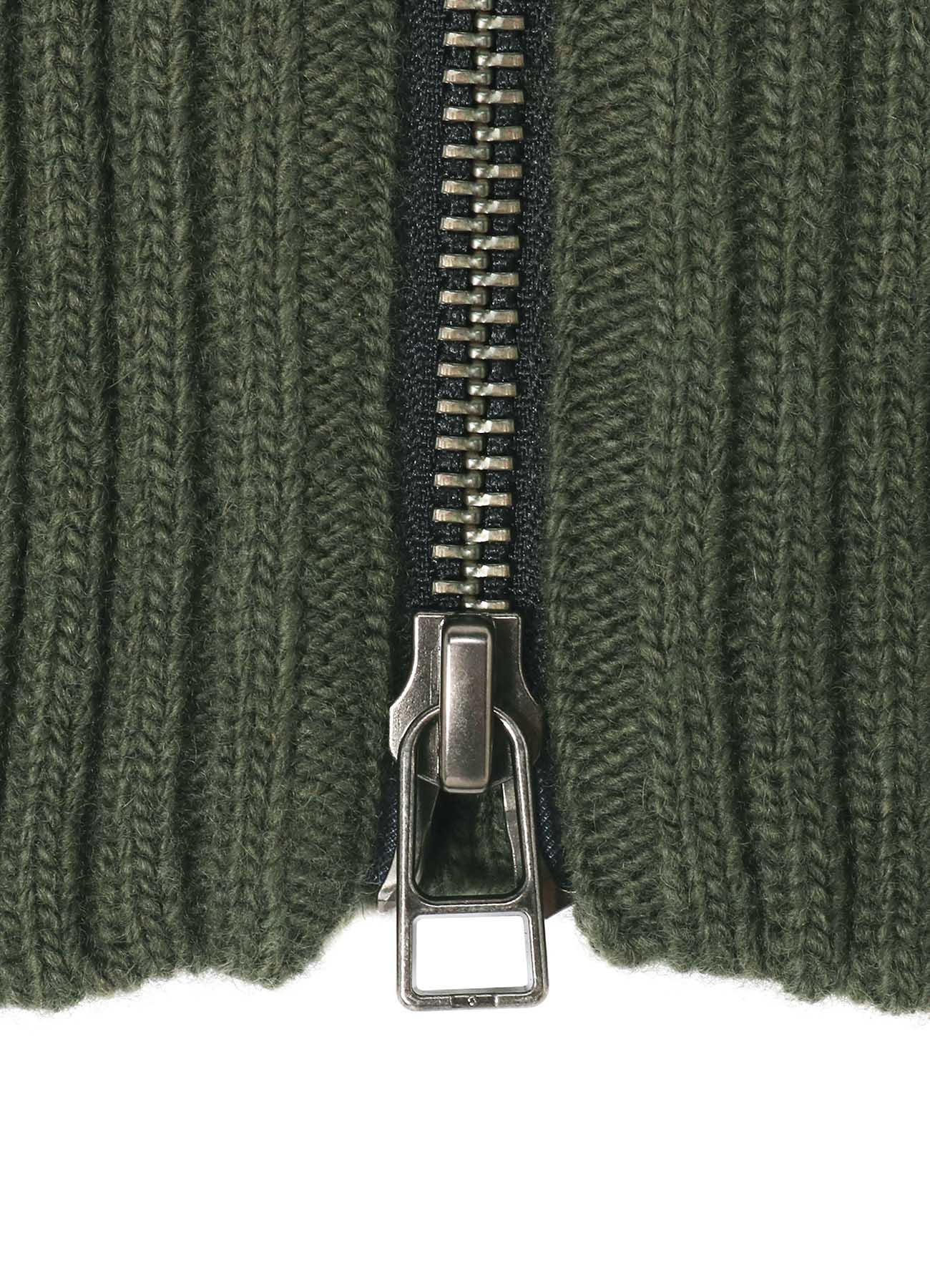 CASHMERE/EXTRA SUPER FINE WOOL ZIPPER NECK WARMERS