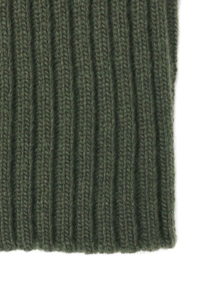 CASHMERE/EXTRA SUPER FINE WOOL ZIPPER NECK WARMERS