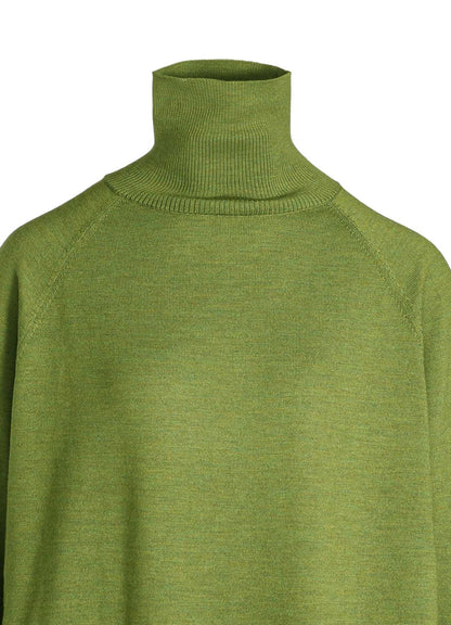 MERINO WOOL TURTLENECK LONG KNIT