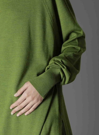 MERINO WOOL TURTLENECK LONG KNIT