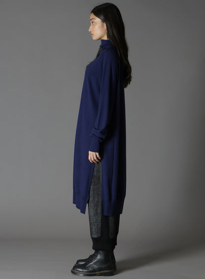 MERINO WOOL TURTLENECK LONG KNIT