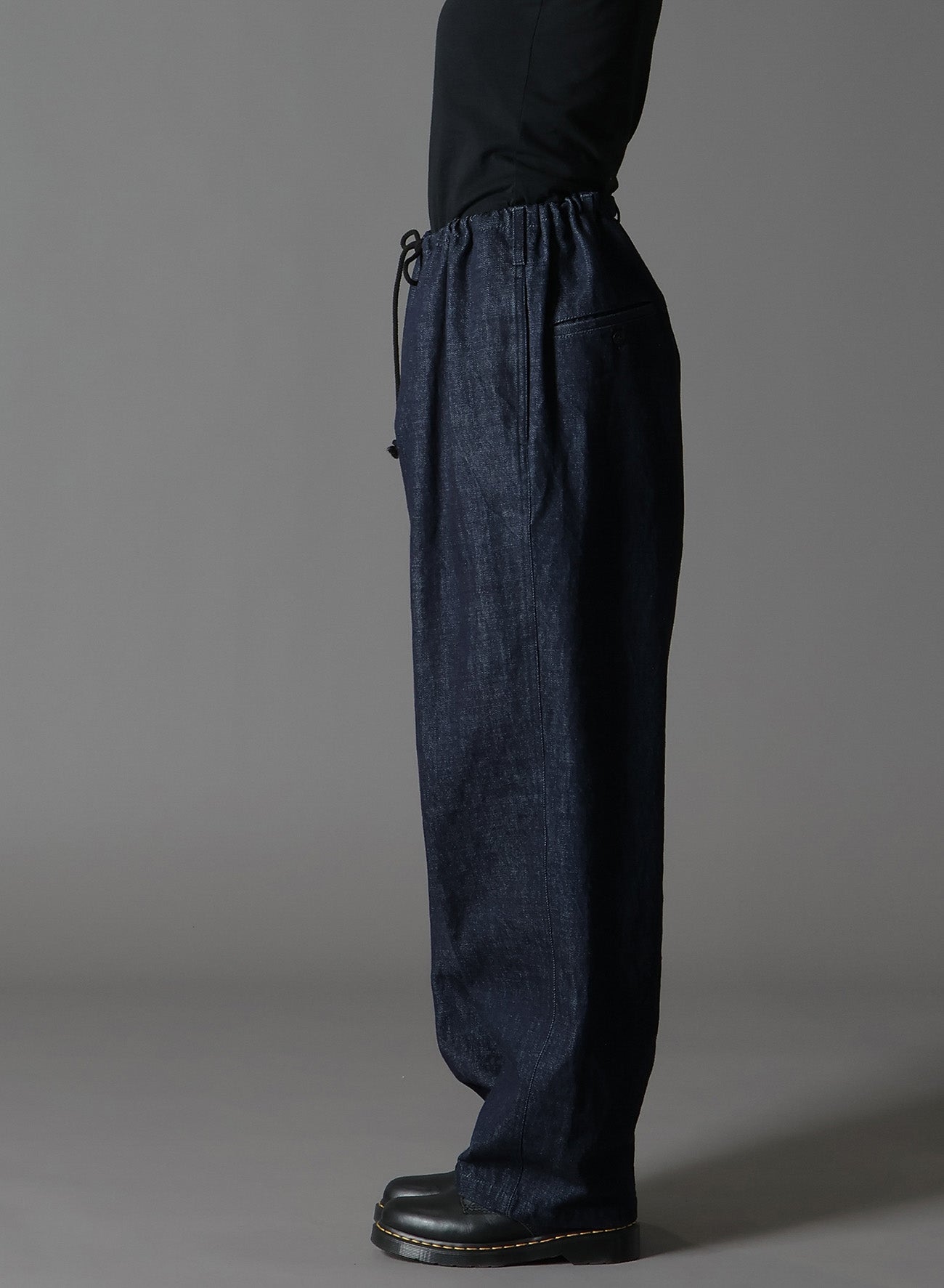 12OZ DENIM WAIST STRING PANTS