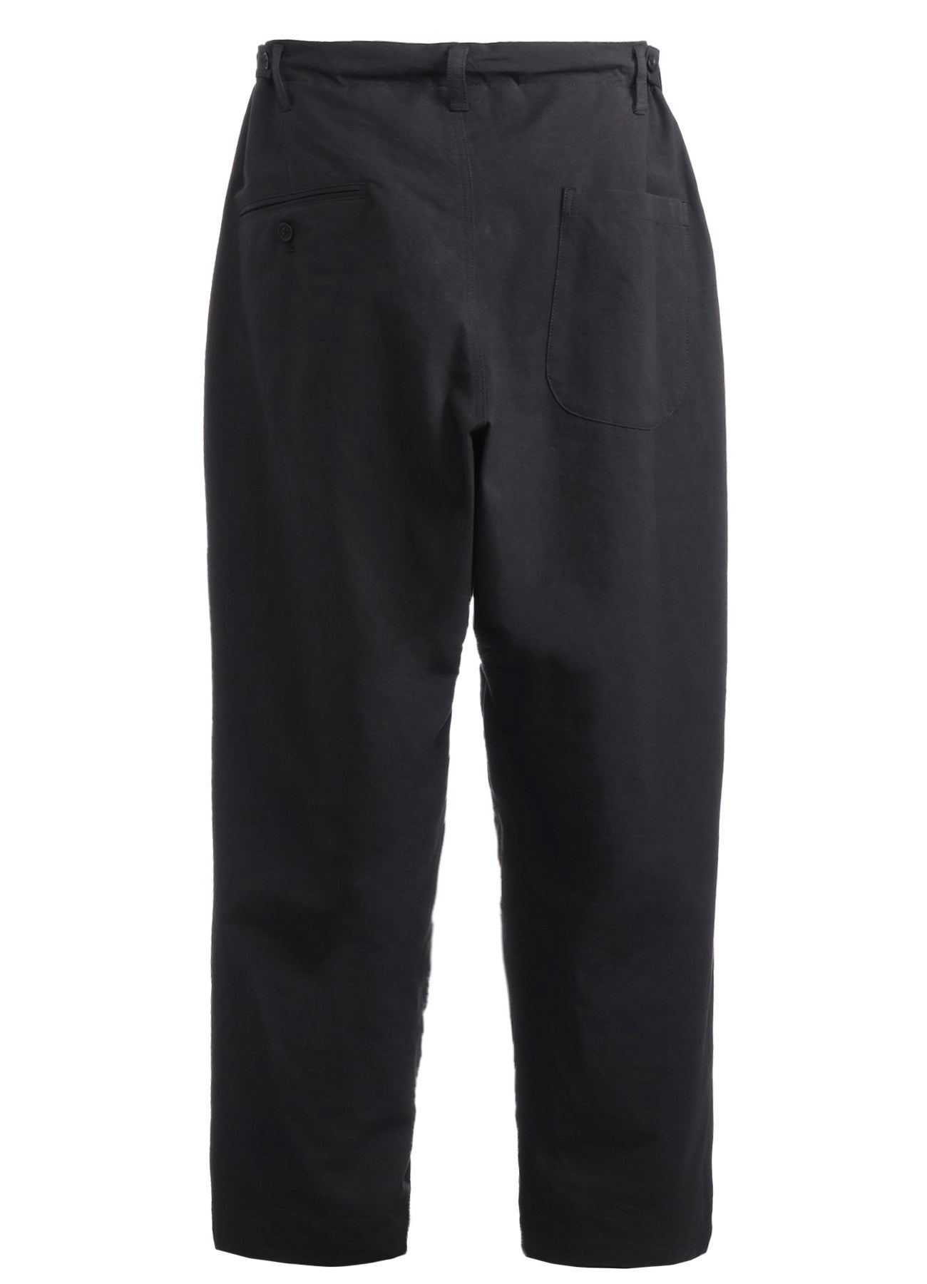 COTTON POPLIN WA ZIPPER POCKET PANTS