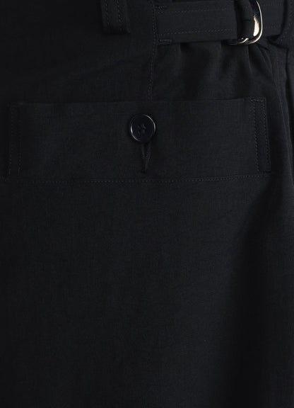 CREPE DE CHINE SIDE TRIMMED PANTS