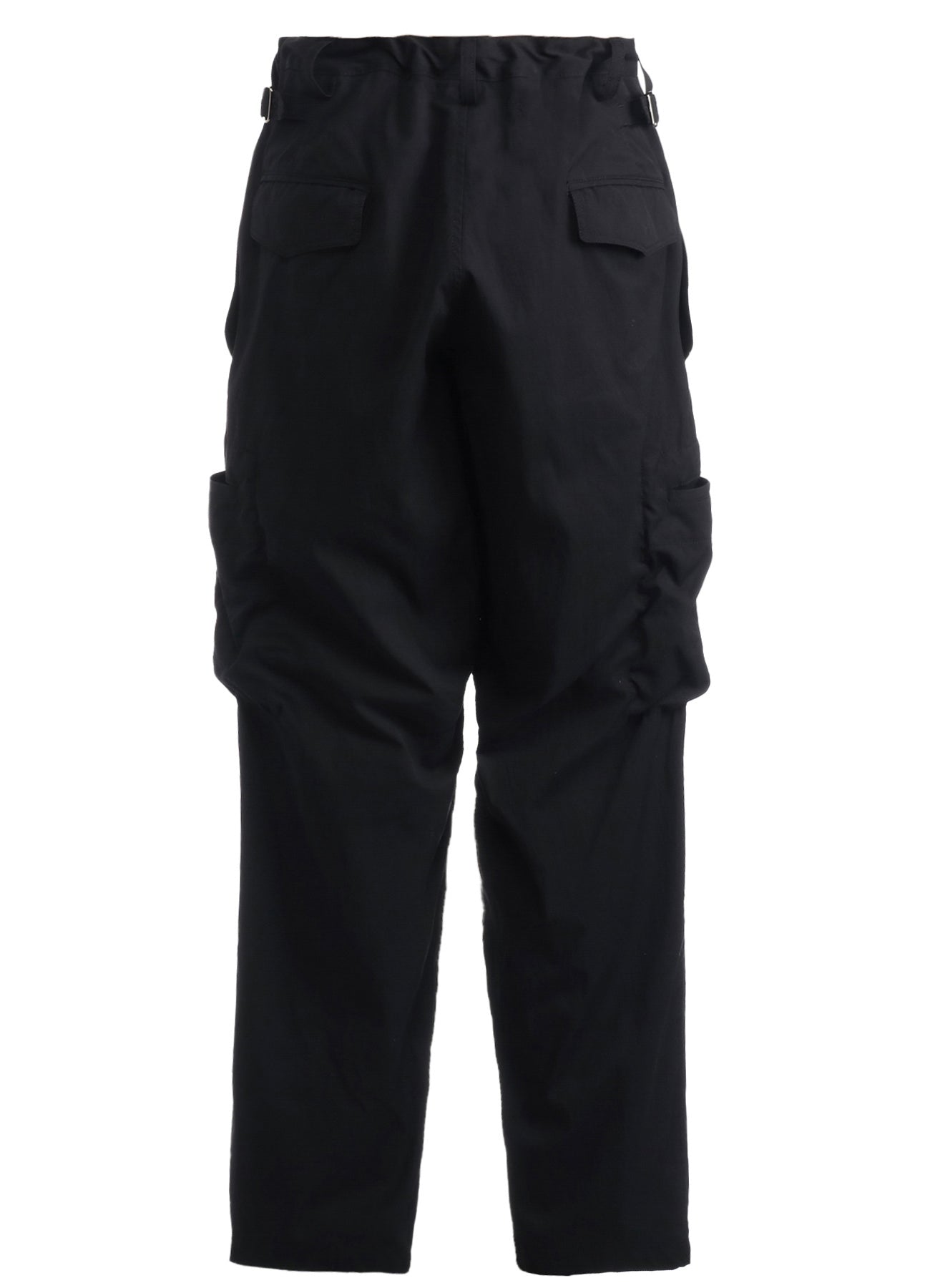 COTTON/NYLON OXFORD PANTS WITH FULLED WOOL GAUZE POCKETS