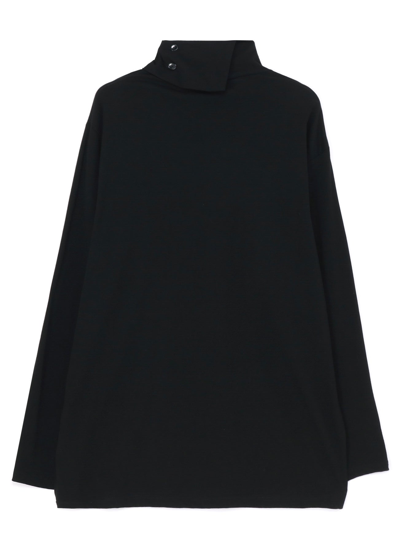 ULTIMA JERSEY ASYMMETRY COLLAR LONG SLEEVE T-SHIRT