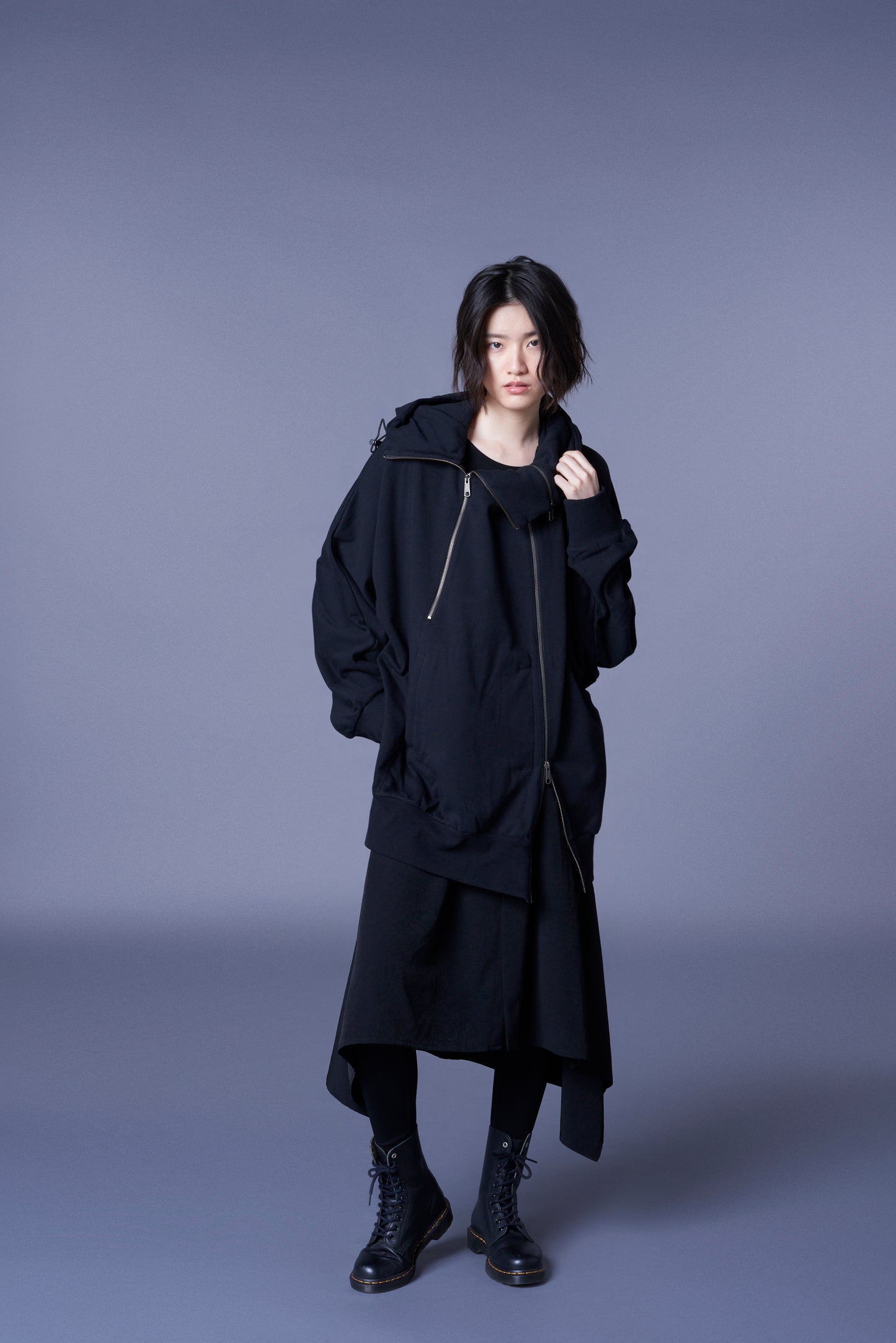 MINI PILE LINING INVERTED V PARKA