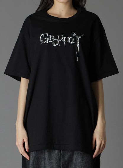 Ground Y LOGO TYPE-D GRAPHIC PRINT STANDARD T-SHIRT