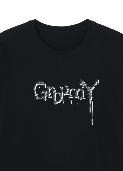 Ground Y LOGO TYPE-D GRAPHIC PRINT STANDARD T-SHIRT