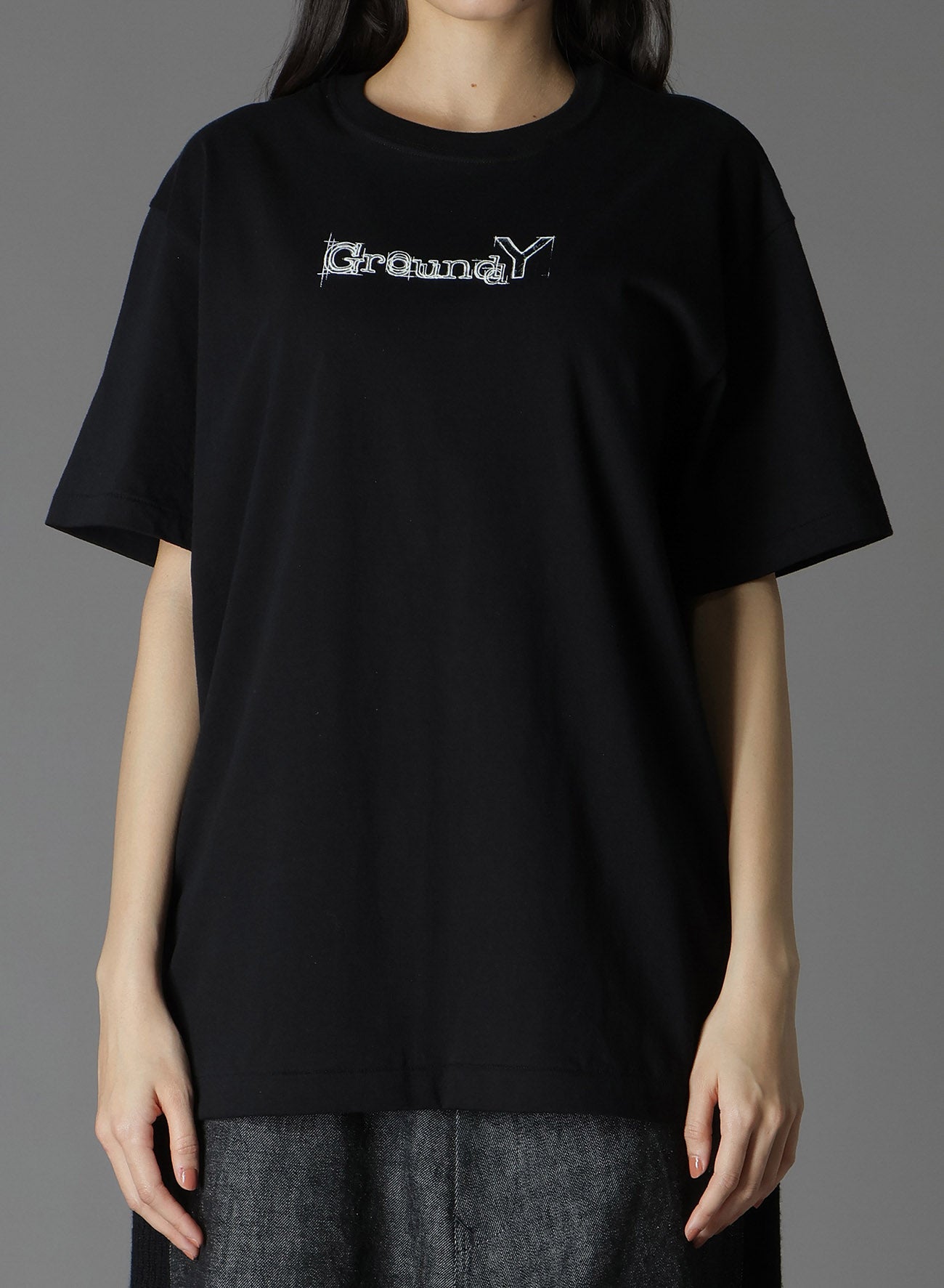 Ground Y LOGO TYPE-B GRAPHIC PRINT STANDARD T-SHIRT