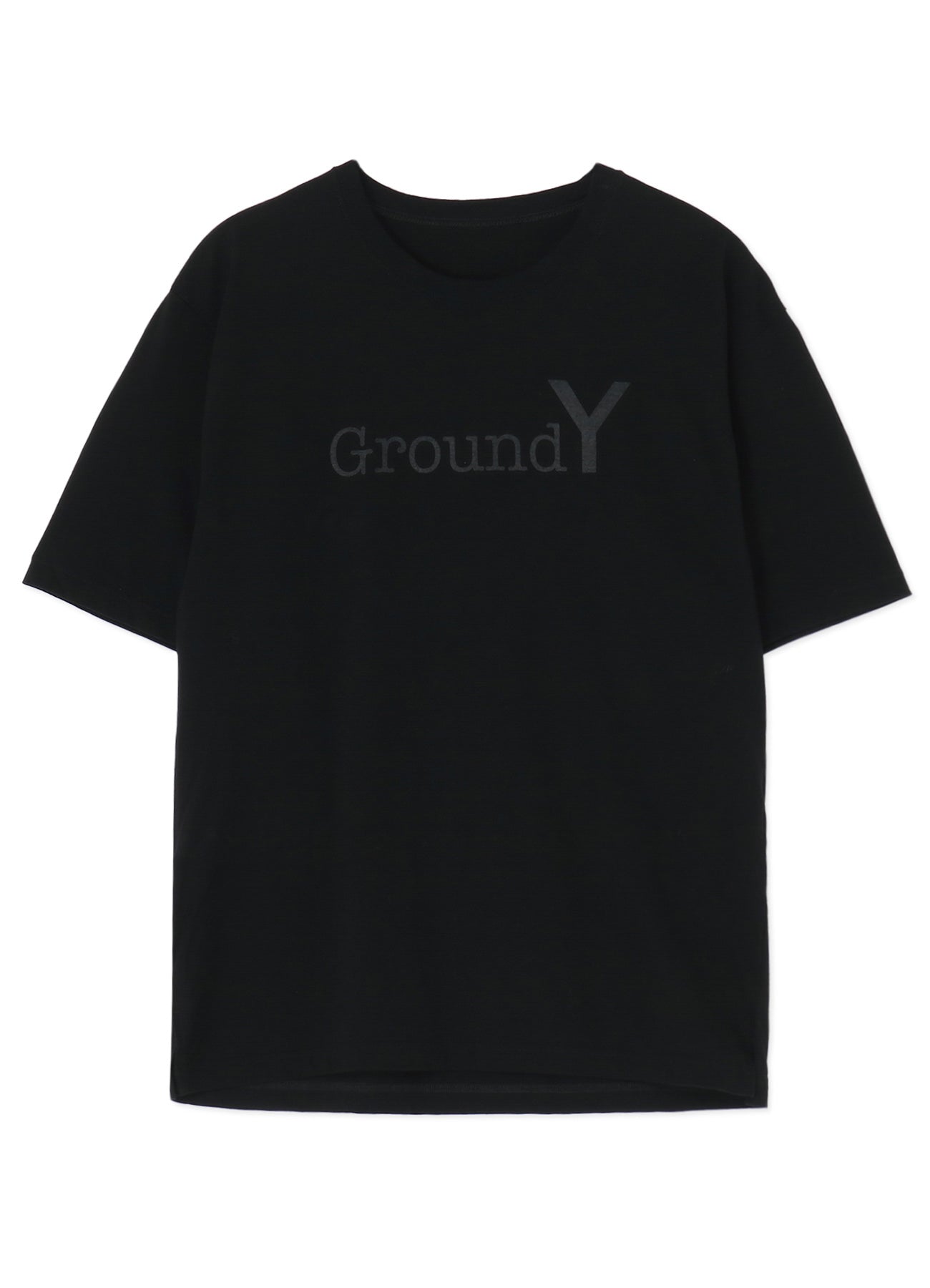 BLACK Ground Y LOGO GRAPHIC PRINT STANDARD T-SHIRT