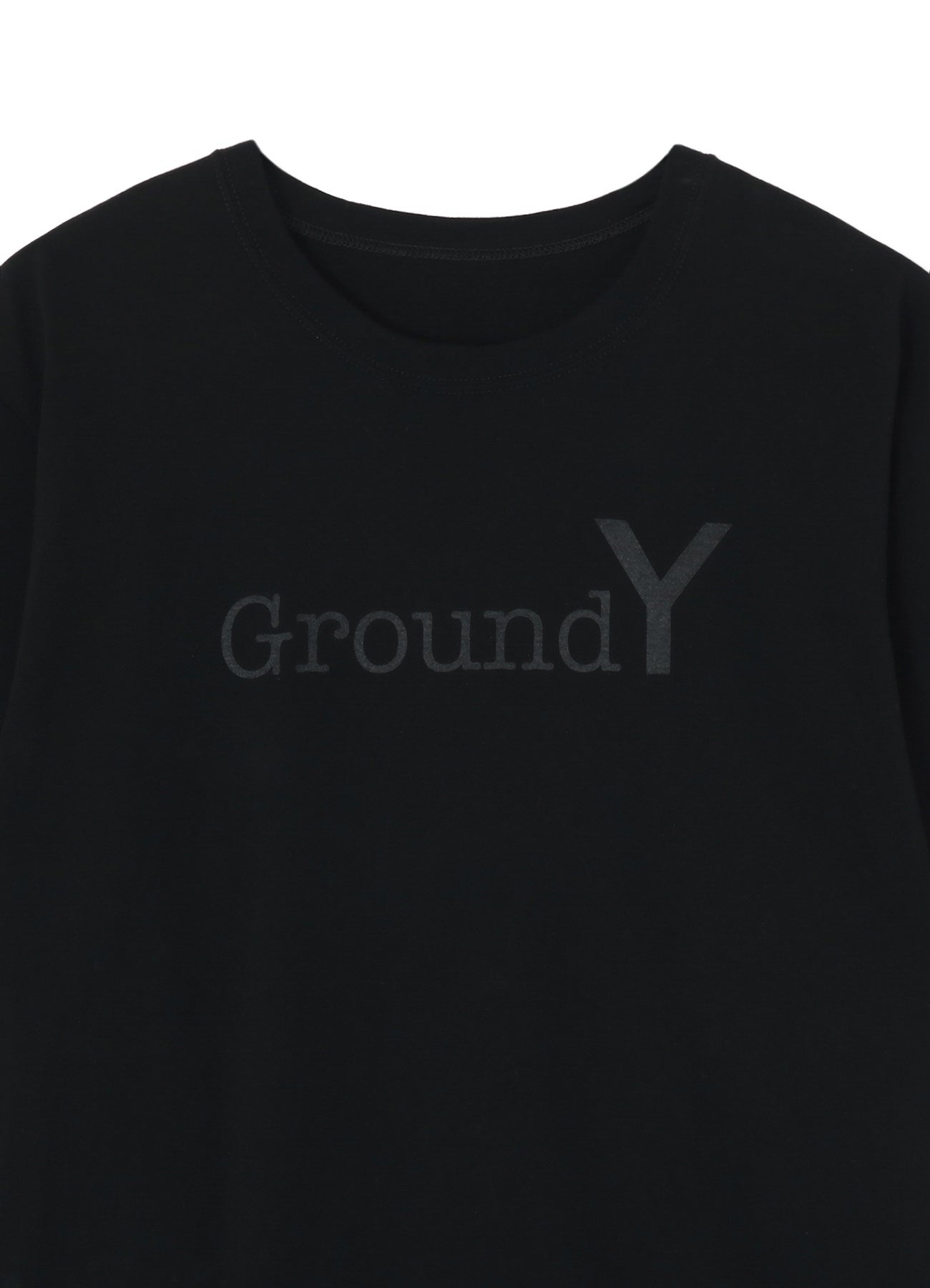 BLACK Ground Y LOGO GRAPHIC PRINT STANDARD T-SHIRT