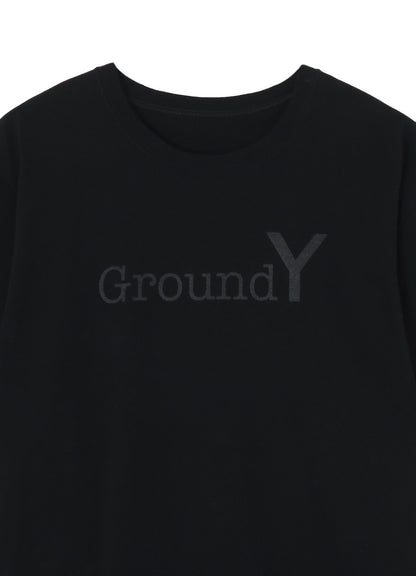 BLACK Ground Y LOGO GRAPHIC PRINT STANDARD T-SHIRT