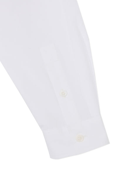 COTTON BROADCLOTH COLLAR CUT-OFF SHIRT