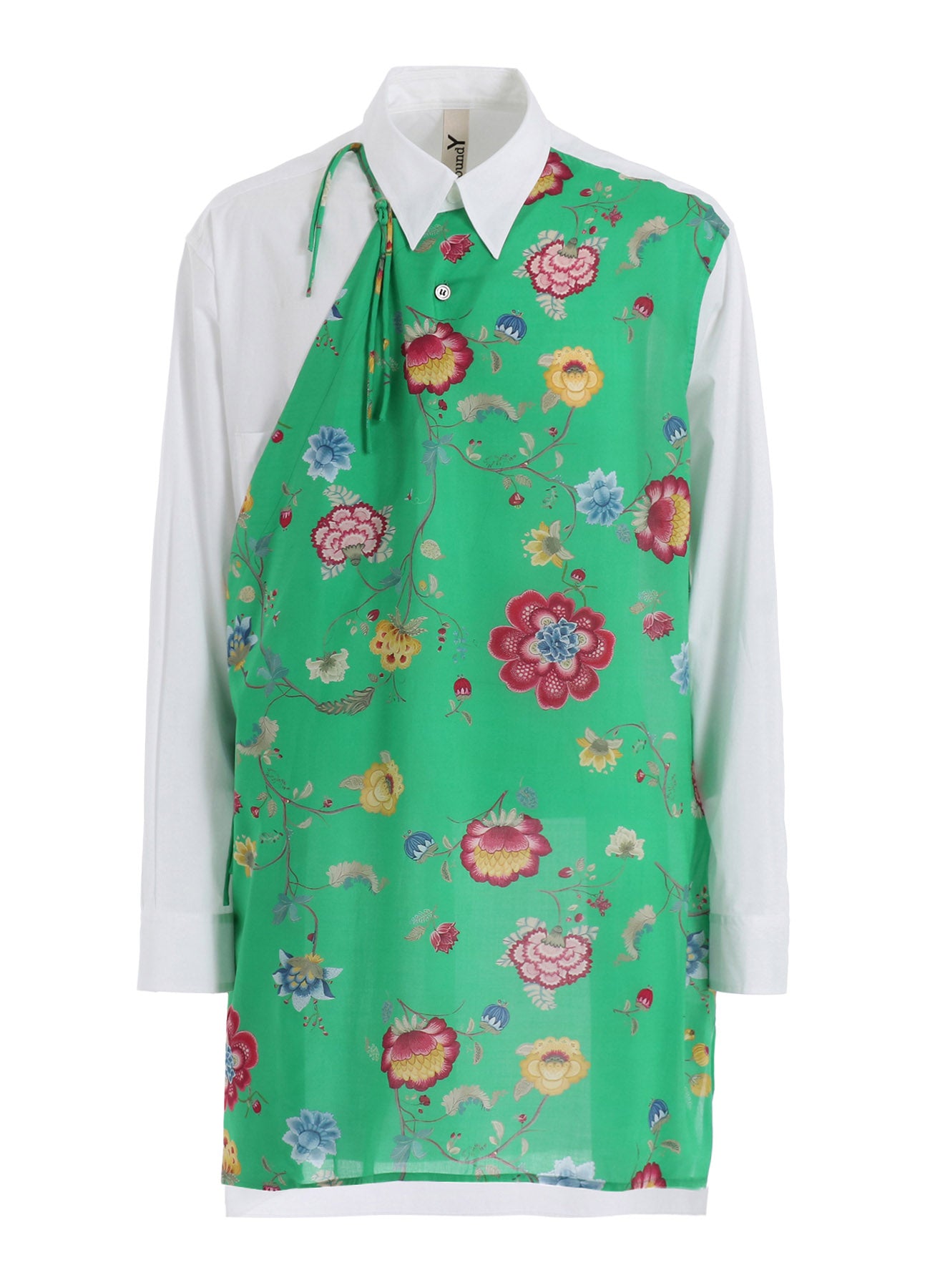 【1/17 10:00(JST) Release】RAYON CHINESE FLOWER+COTTON BROAD CHANPA  SHIRT