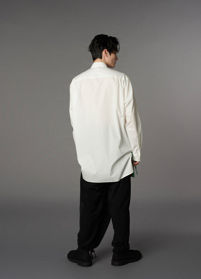 【1/17 10:00(JST) Release】RAYON CHINESE FLOWER+COTTON BROAD CHANPA  SHIRT