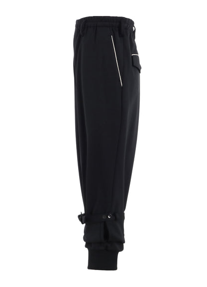 【1/17 10:00(JST) Release】POLYESTER SMOOTH DOUBLE HEM RIB PANTS