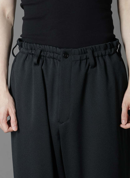 【1/17 10:00(JST) Release】POLYESTER SMOOTH DOUBLE HEM RIB PANTS