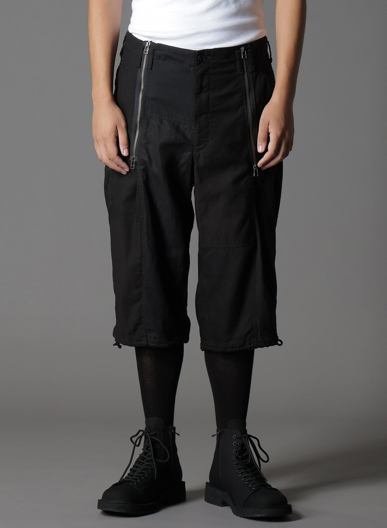 【1/17 10:00(JST) Release】CUBISM PATCHWORK  PRODUCT DYED  ADJUSTABLE ZIP PANTS