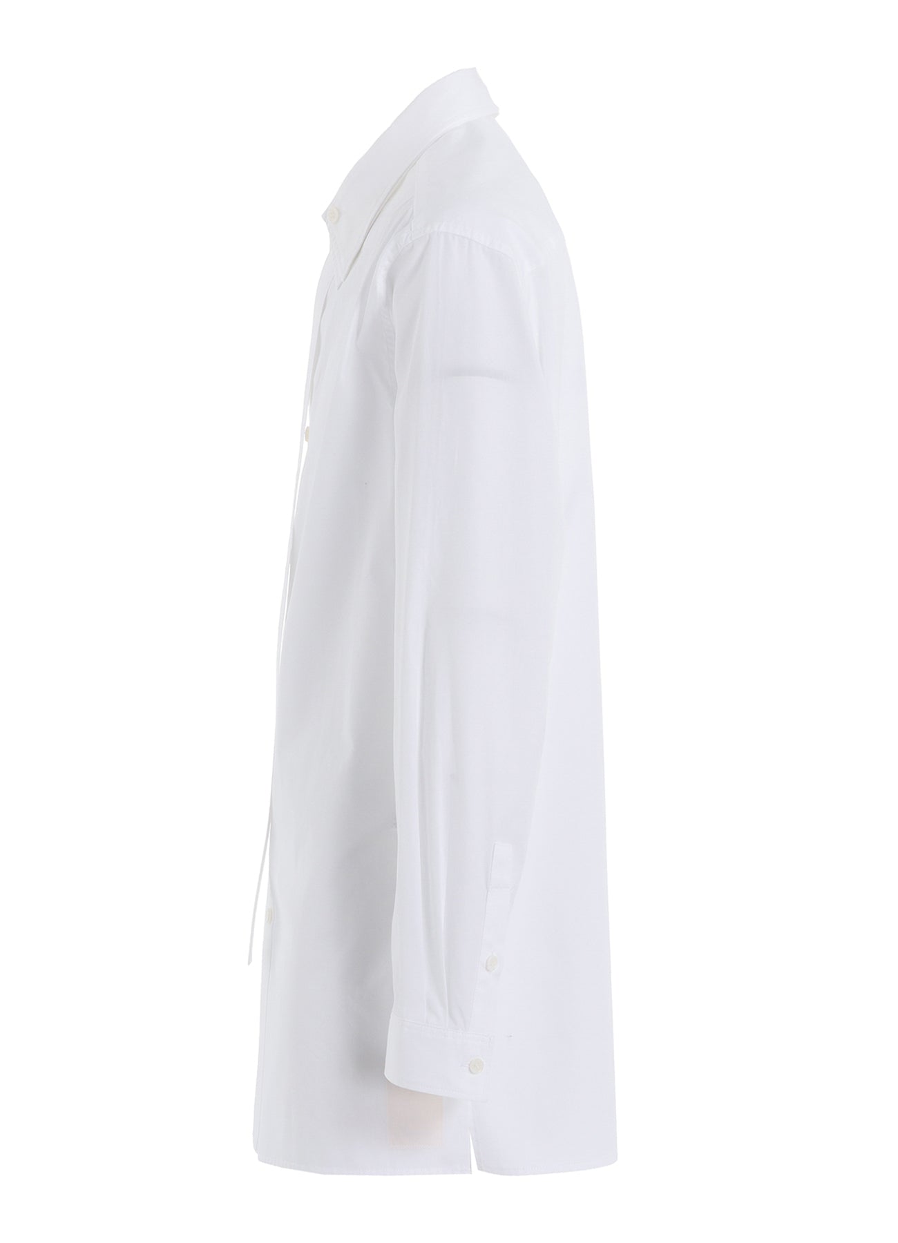 COTTON BROAD DOUBLE-LAYER COLLAR SHIRT