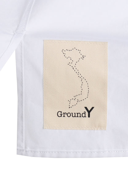 COTTON BROAD DOUBLE-LAYER COLLAR SHIRT