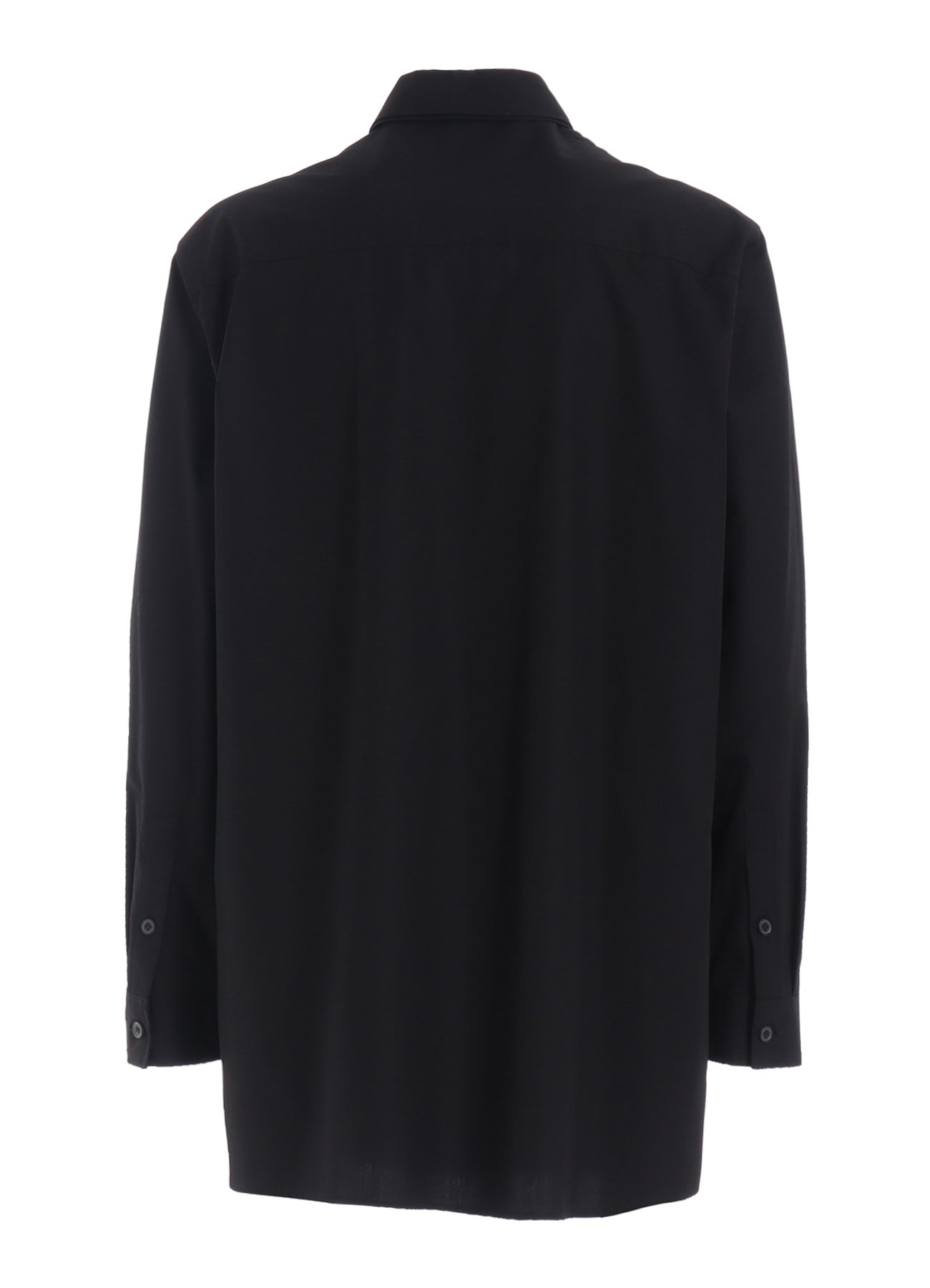 COTTON BROAD DOUBLE-LAYER COLLAR SHIRT