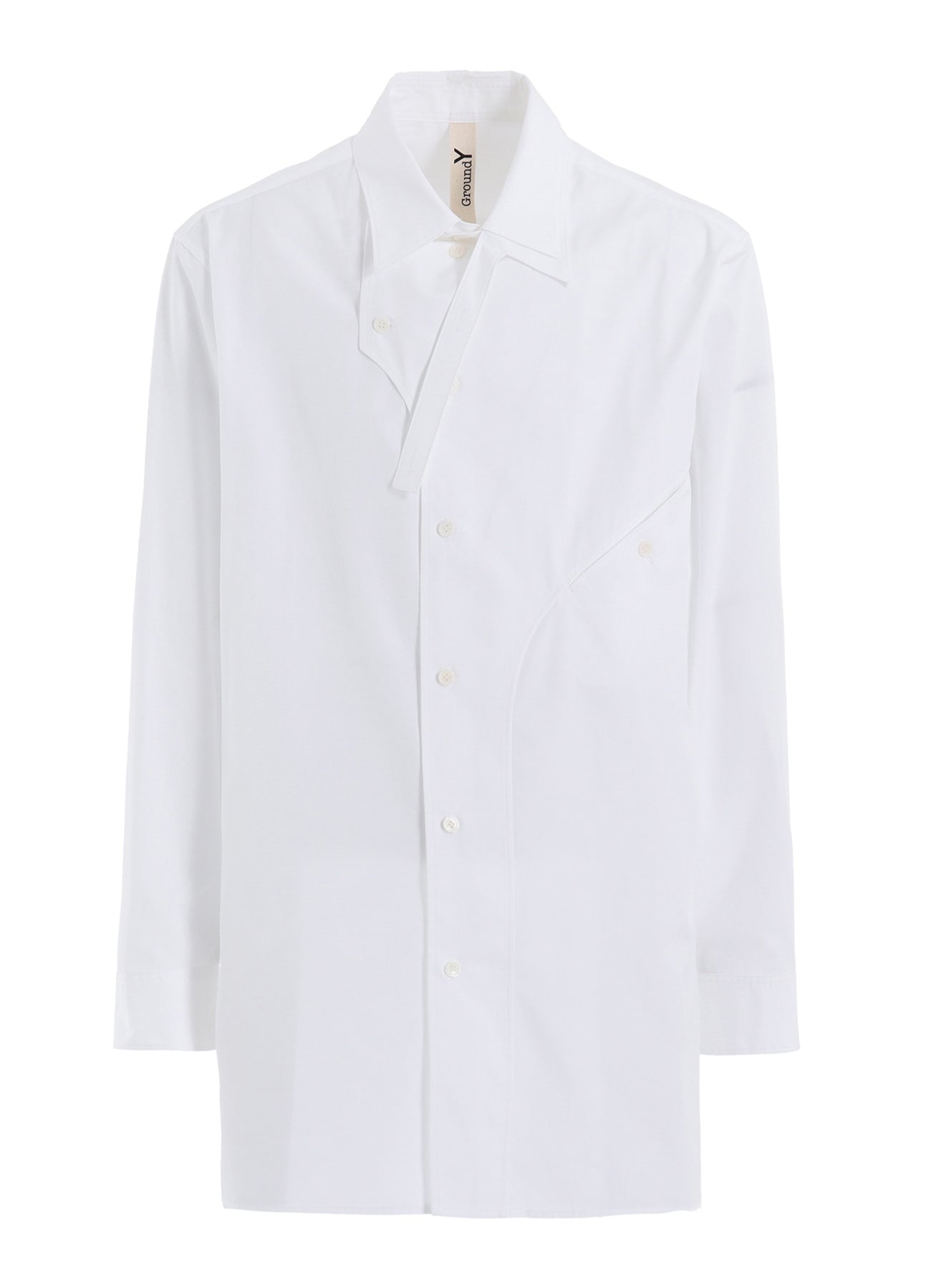 COTTON BROAD CURVED FRONT PANEL SHIRT