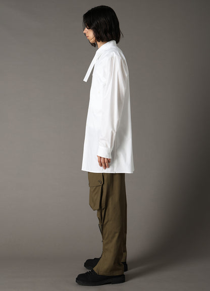 COTTON BROAD CURVED FRONT PANEL SHIRT
