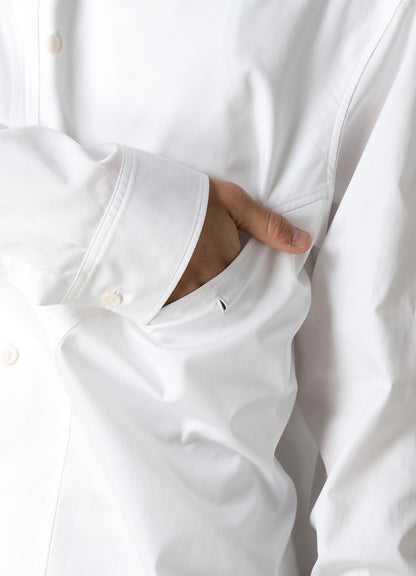 COTTON BROAD CURVED FRONT PANEL SHIRT