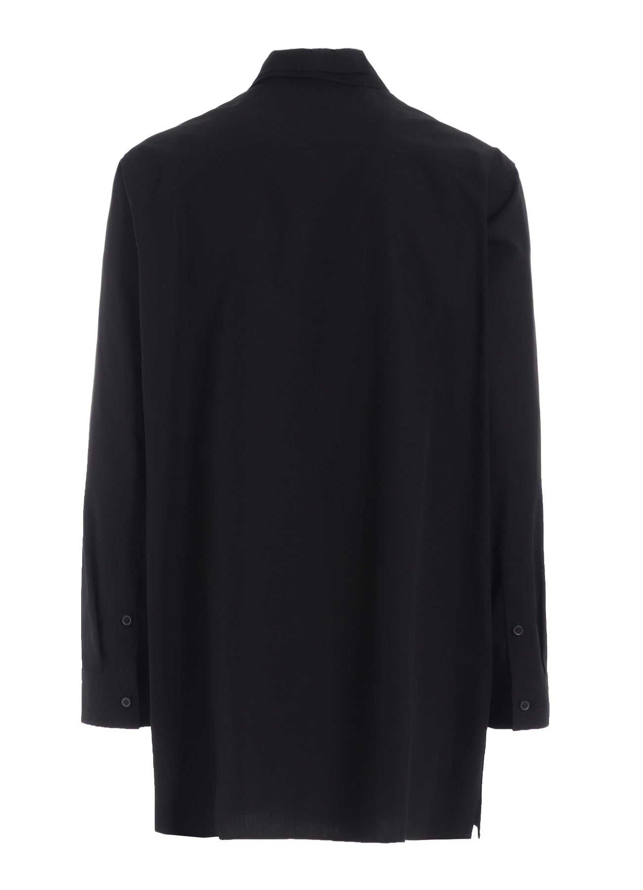 COTTON BROAD CURVED FRONT PANEL SHIRT – THE SHOP YOHJI YAMAMOTO