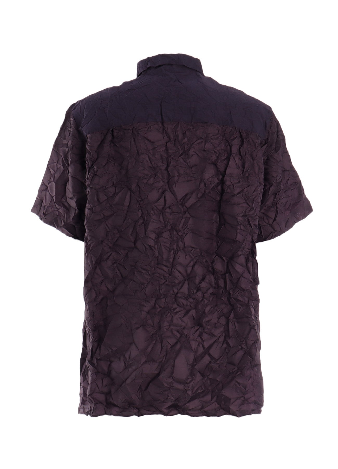CRUSHED FABRIC SHORT SLEEVE SHIRT – THE SHOP YOHJI YAMAMOTO