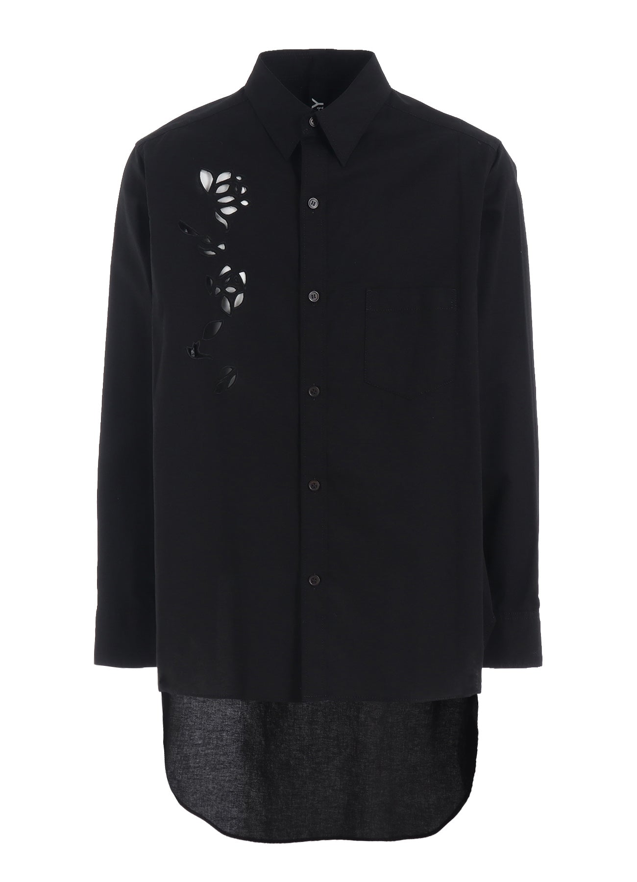 CUTWORK EMBROIDERY LIGHT TWILL SHIRT