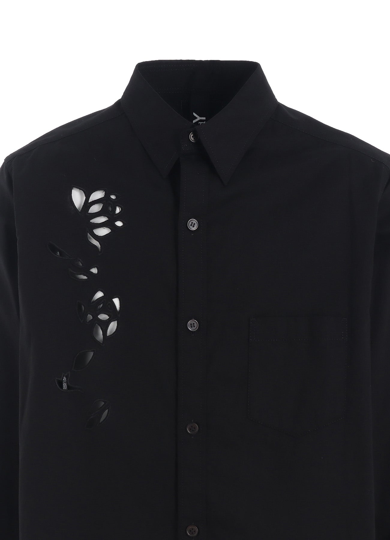CUTWORK EMBROIDERY LIGHT TWILL SHIRT