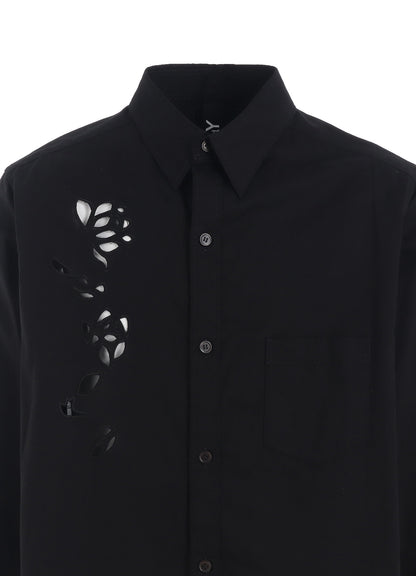 CUTWORK EMBROIDERY LIGHT TWILL SHIRT