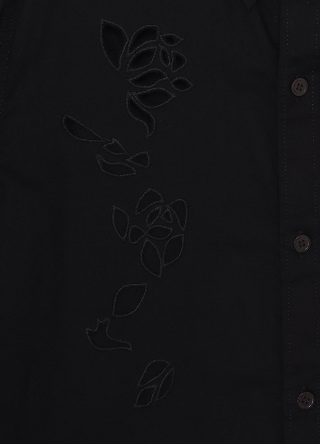 CUTWORK EMBROIDERY LIGHT TWILL SHIRT