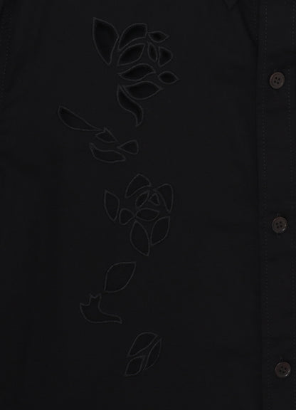 CUTWORK EMBROIDERY LIGHT TWILL SHIRT