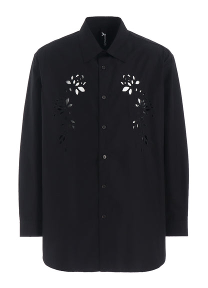 COTTON BROAD CUTWORK BIG SHIRT