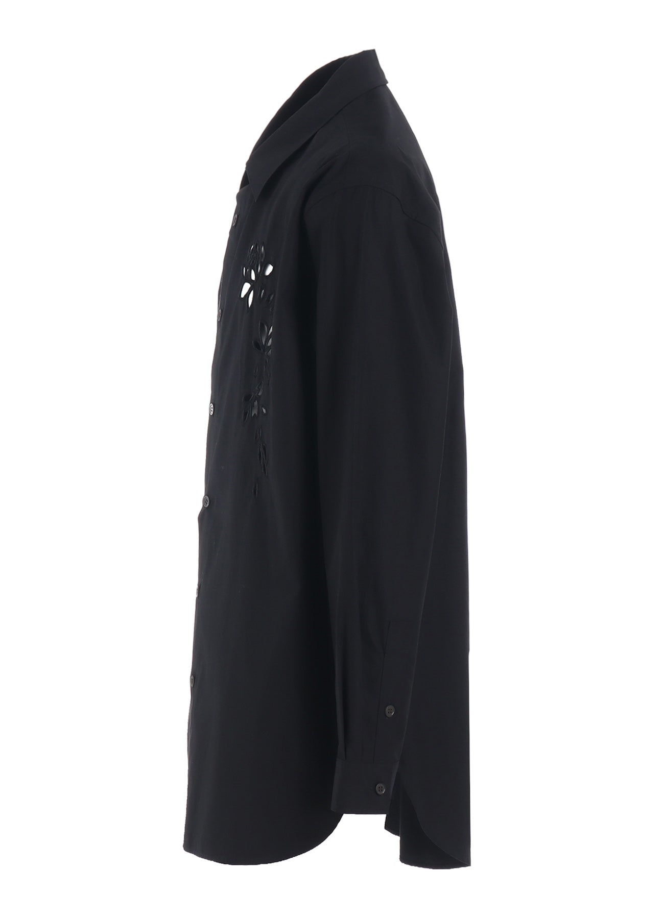 COTTON BROAD CUTWORK BIG SHIRT