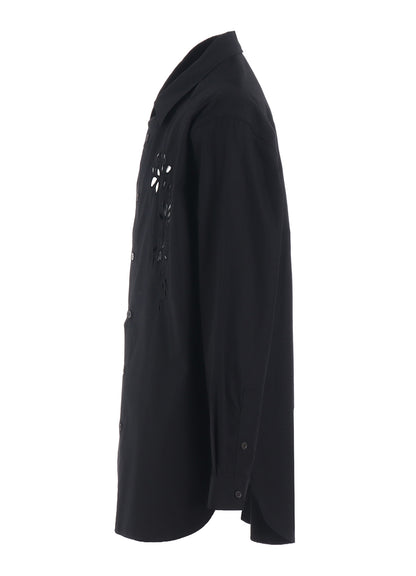 COTTON BROAD CUTWORK BIG SHIRT
