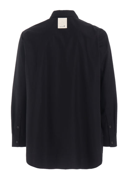 COTTON BROAD CUTWORK BIG SHIRT