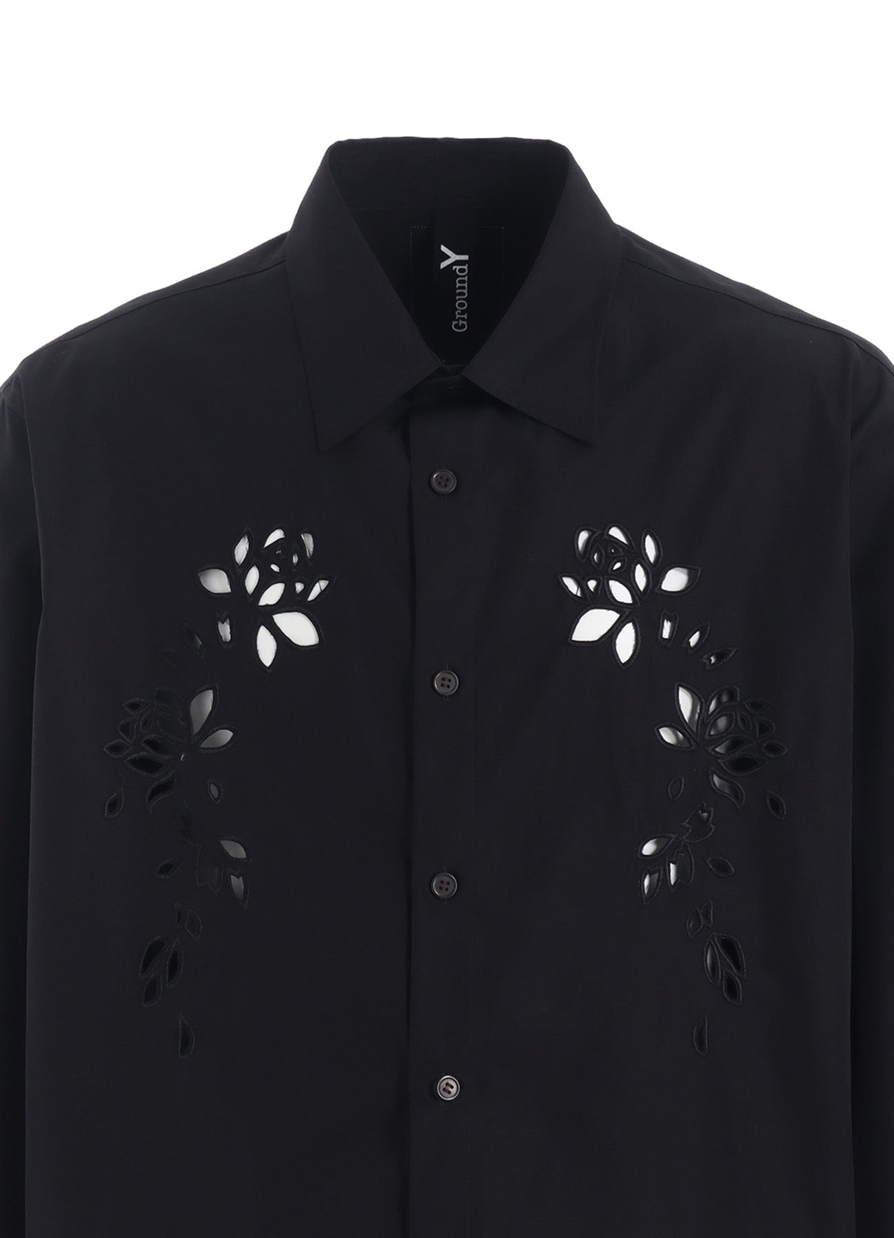 COTTON BROAD CUTWORK BIG SHIRT